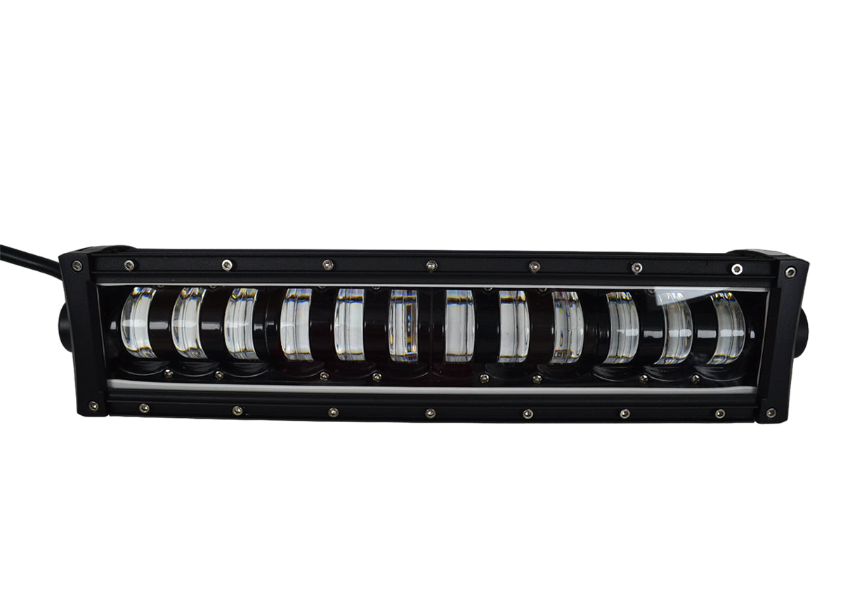 Barre lumineuse LED 96 W 12/24 V 340 x 75 x 90 mm avec LED CREE