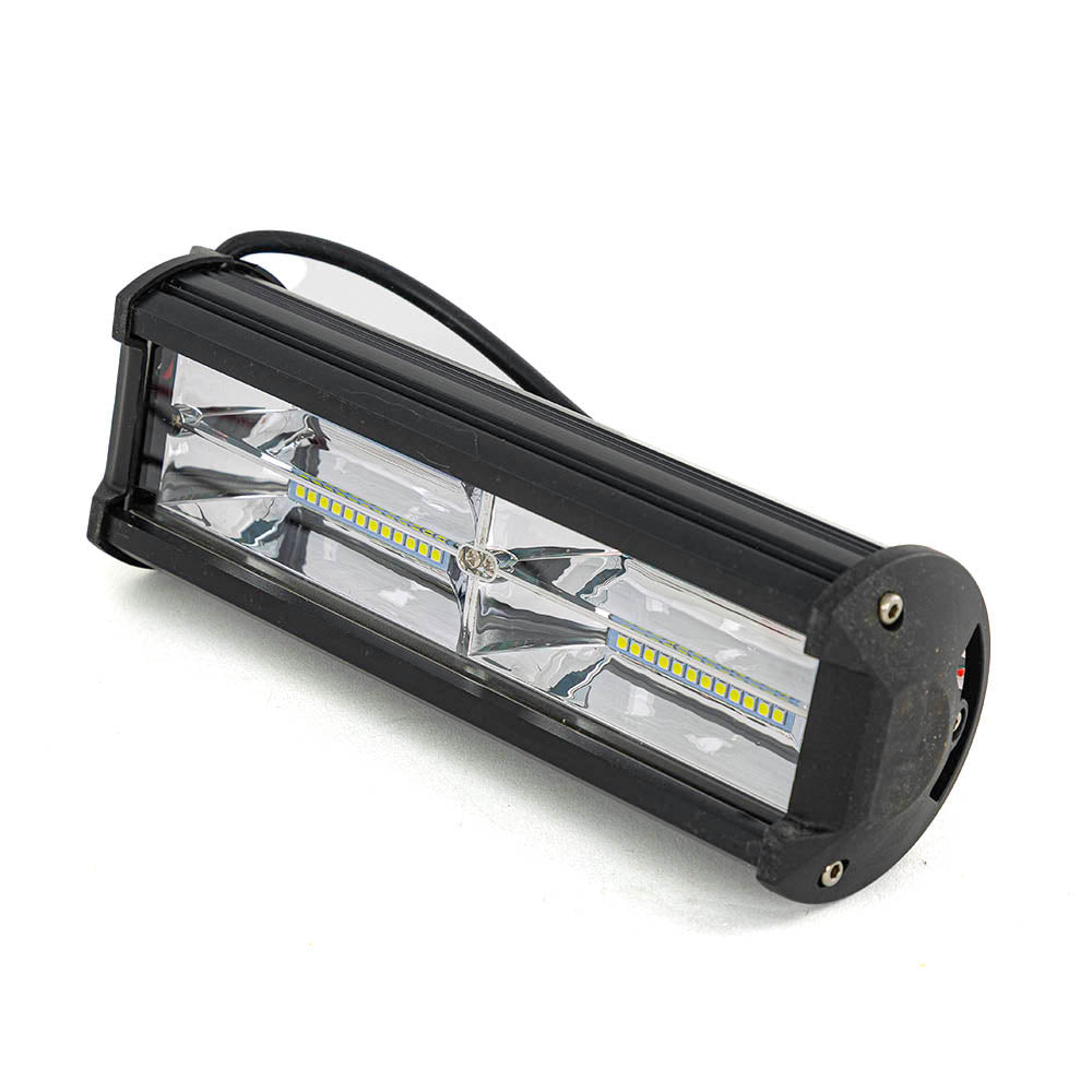 Barre lumineuse de travail LED, faisceau large, 144 W, 240 x 80 x 65 mm, 12/24 V