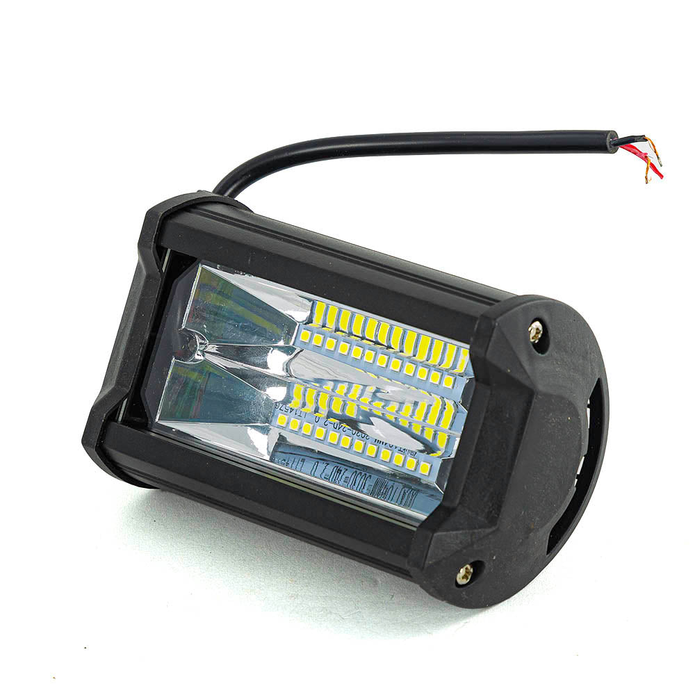 LED Work Light Bar Floodlight, 72W, 130 x 80 x 65 mm, 12/24V