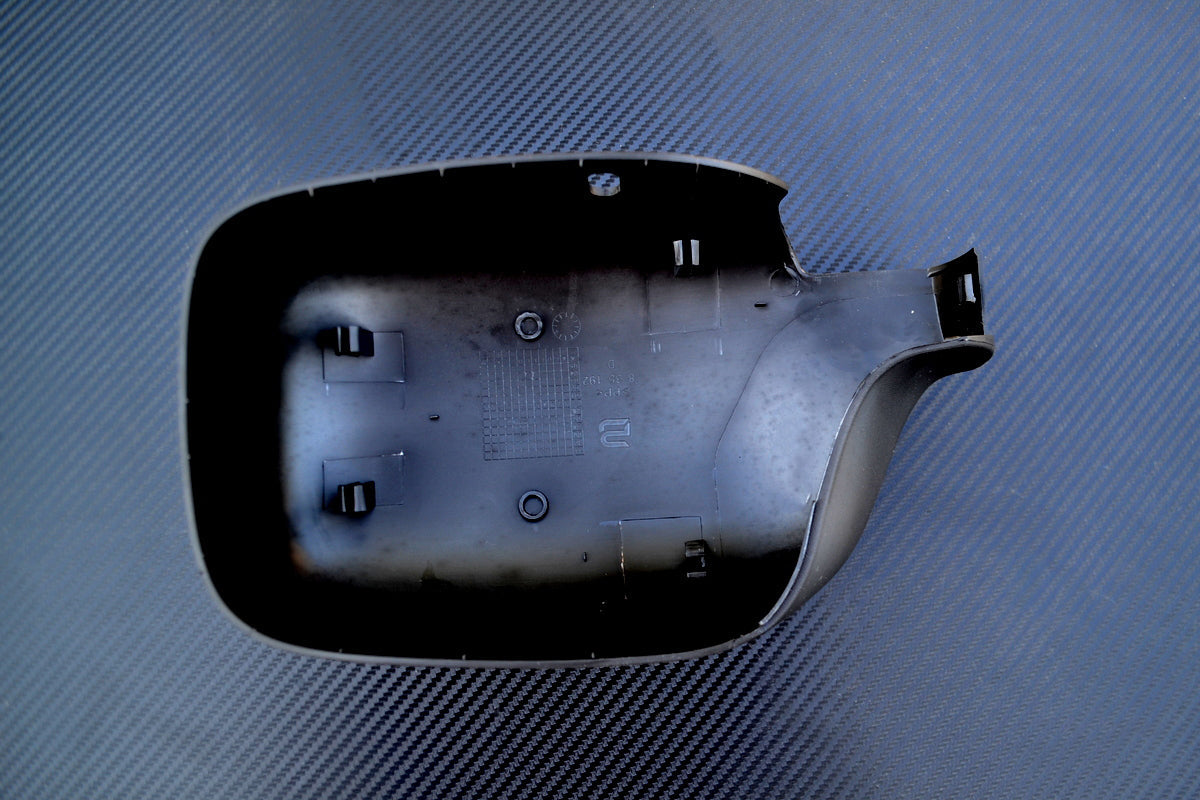 Couvercle de rétroviseur de porte droit – adapté pour Renault Kangoo II, ABS noir