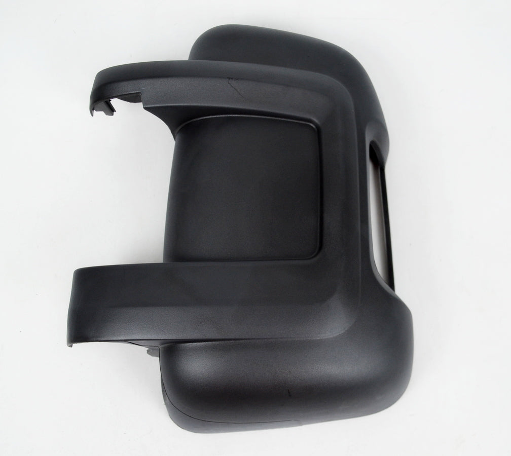 Left Exterior Mirror Cover – suitable for Citroen, suitable for Fiat and suitable for Peugeot Boxer, Ducato, Jumper, Black ABS