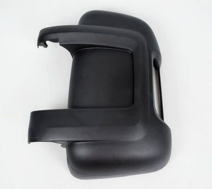 Left Exterior Mirror Cover – suitable for Citroen, suitable for Fiat and suitable for Peugeot Boxer, Ducato, Jumper, Black ABS