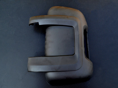 Left Exterior Mirror Cover – suitable for Citroen, suitable for Fiat and suitable for Peugeot Boxer, Ducato, Jumper, Black ABS