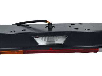 Jeu universel de feux arrière combinés avec câble, 470 × 130 × 85 mm, entraxe de fixation 152 mm