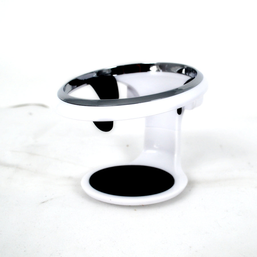 Universal Plastic Car Cup Holder, White Air Vent Clip Mount