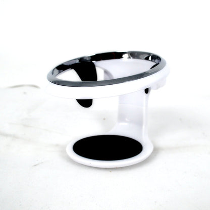 Porte-gobelet universel en plastique pour voiture, blanc, fixation par clip sur aérateur