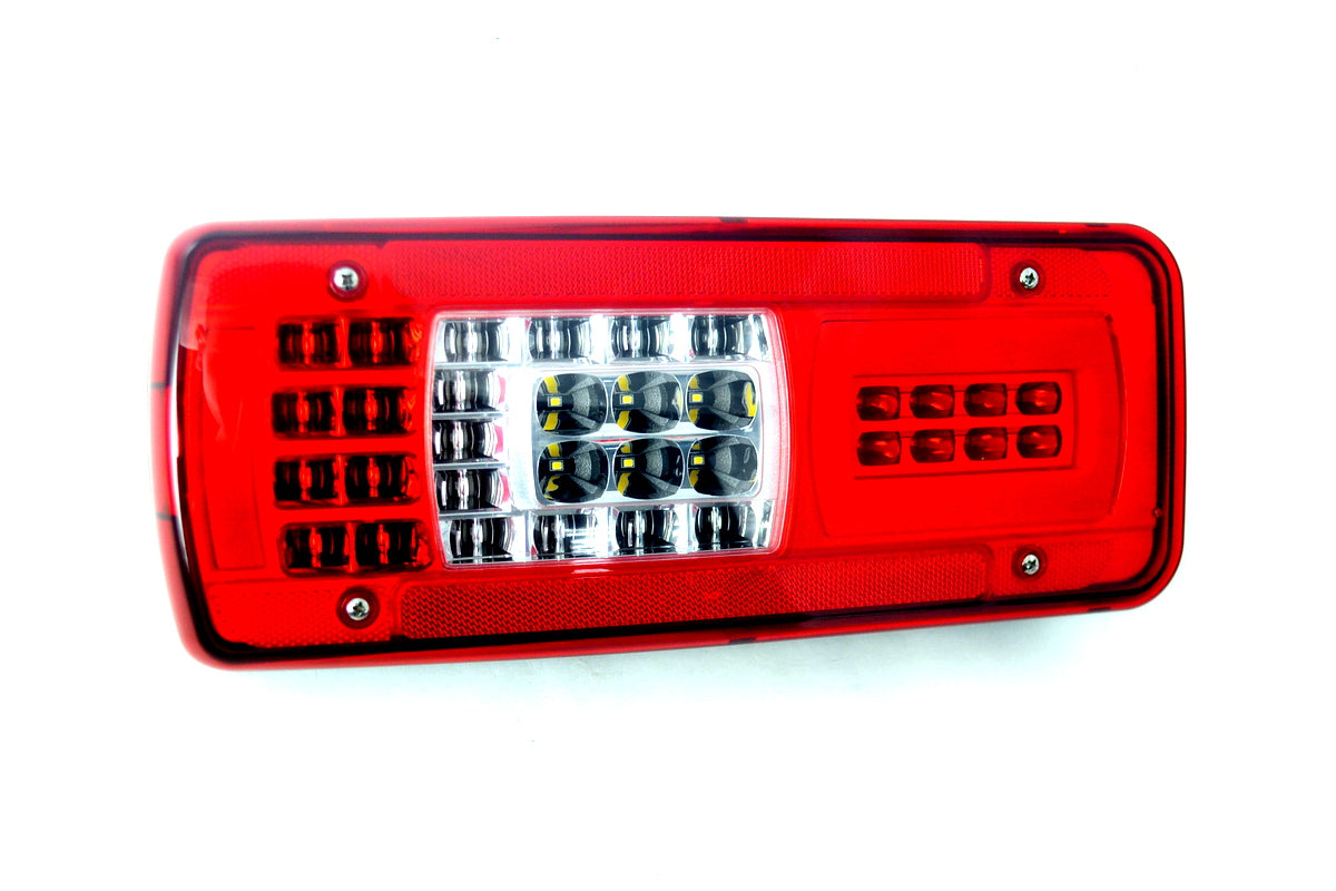 Feu arrière combiné droit à LED – adapté pour Iveco Stralis S-3, 24V, 410×165×85 mm