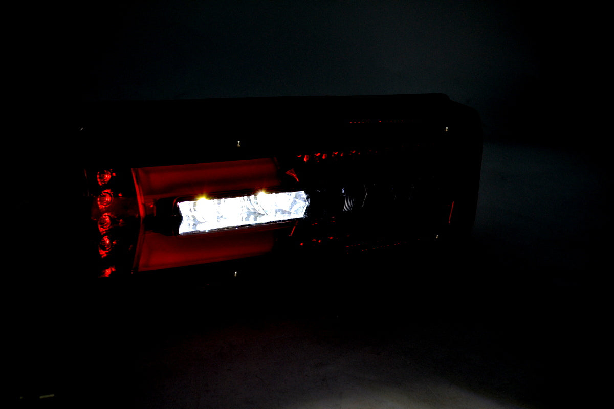 Десен LED комбиниран заден фар – подходящ за MAN TGX Euro 6, 24V, 400×160×90 mm