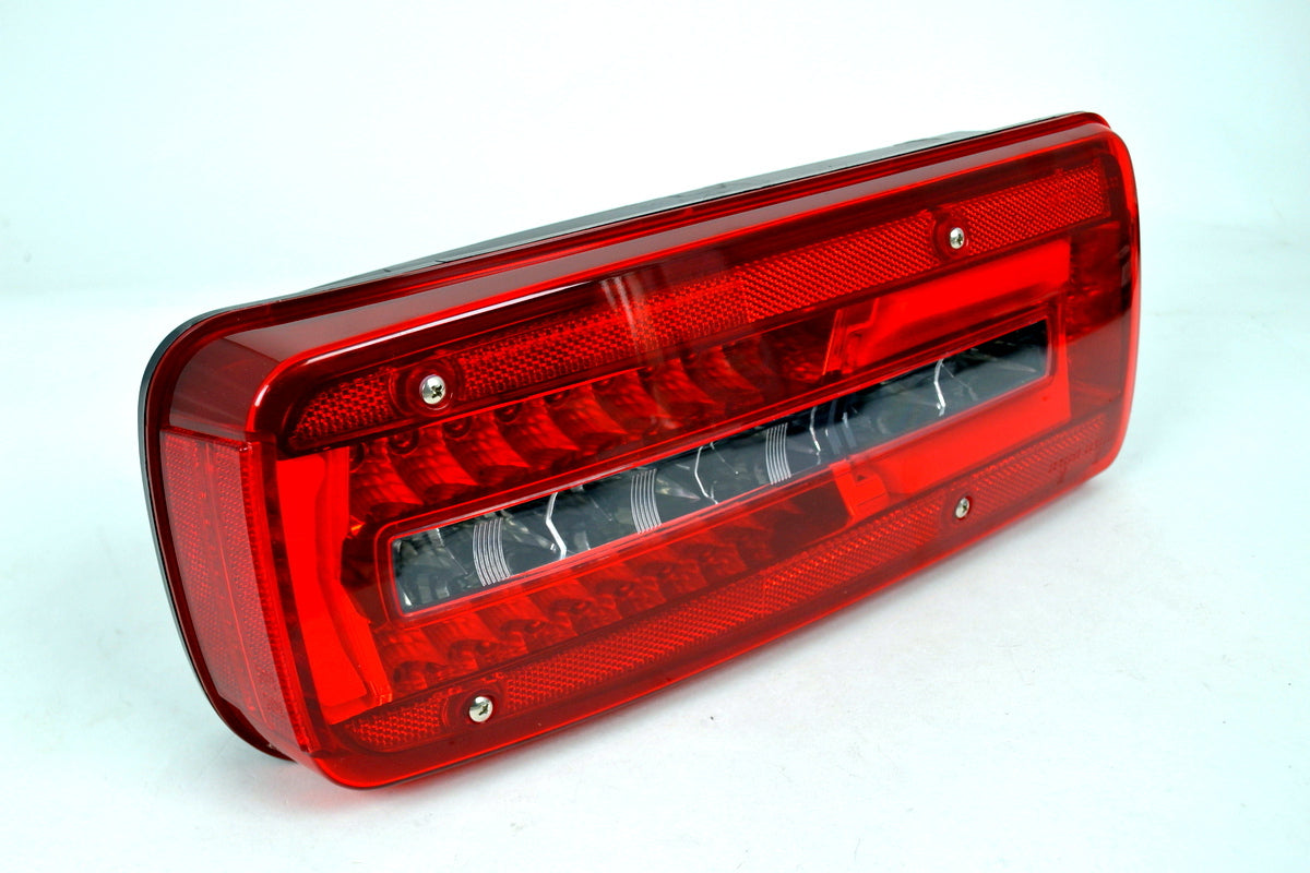 Αριστερό πίσω φανάρι LED με φως πινακίδας – 24 V, 400 x 160 x 90 mm, κατάλληλο για MAN TGX Euro 6