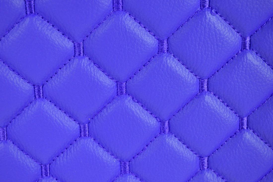 Tapis de sol bleu en cuir synthétique (éco-cuir) – adapté pour Scania S 2016+