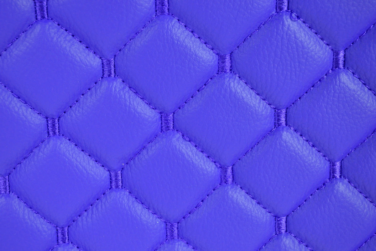 Tapis de sol bleu en cuir synthétique (éco-cuir) – Volant à droite, adapté pour MAN TGX 2020+