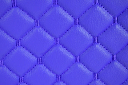 Tapis de sol en cuir – adapté pour Scania R sièges Recaro, siège pneumatique droit, bleu, 2013–2016