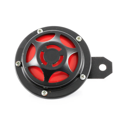 Avertisseur à membrane 12 V 110 mm 110 dB Noir/Rouge