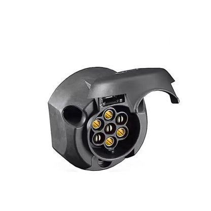 Prise de remorque 7 broches 12 V femelle noire
