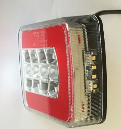 Rear LED Neon Tail Light – 12/24 V, 4 Functions, Combination Rear Lamp