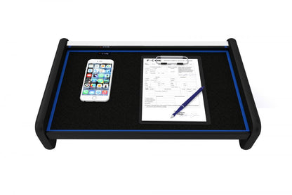 Central Dashboard Table – suitable for Citroën Jumper, suitable for Fiat Ducato and suitable for Peugeot Boxer, from 2006, Blue Carpet