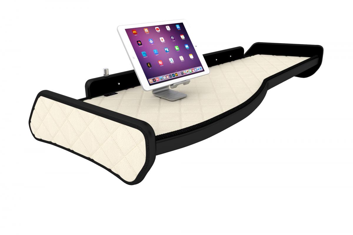 Long Dashboard Table with LED – suitable for Mercedes Sprinter CDI 2000–2006, Beige Carpet