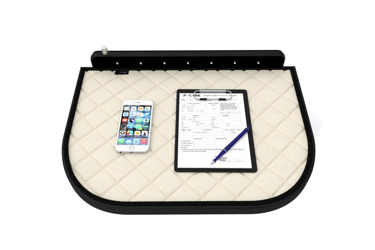 Central Van Table with LED – suitable for Mercedes Sprinter and suitable for Volkswagen Crafter 2006–2016, Beige