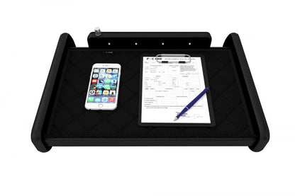 Central Truck Table with LED Lighting, suitable for Mercedes Sprinter CDI 2000–2006, Black Carpet