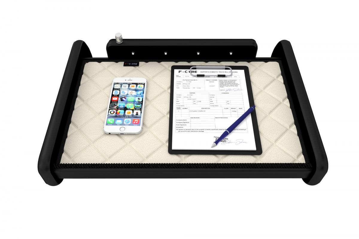 Central Truck Table with LED – suitable for Mercedes Sprinter CDI 2000–2006, Beige, Elegance