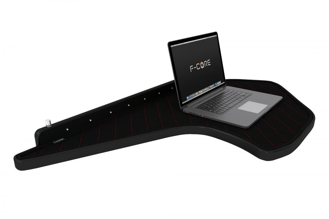 Table centrale pour camion avec LED – adaptée pour DAF XG, XG+ et XF NG (à partir de 10.2021), noir avec rouge