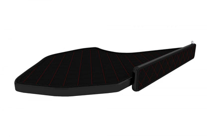 Table centrale pour camion avec LED – adaptée pour DAF XG, XG+ et XF NG (à partir de 10.2021), noir avec rouge