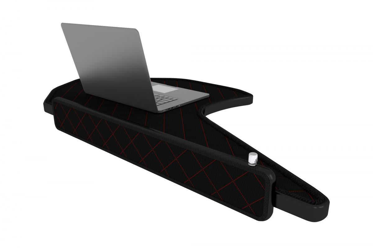 Table centrale pour camion avec LED – adaptée pour DAF XG, XG+ et XF NG (à partir de 10.2021), noir avec rouge