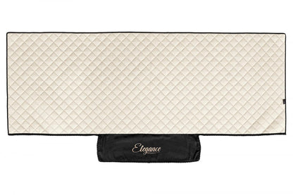 Couverture de lit Elegance – cuir synthétique (éco-cuir), beige, adaptée pour Volvo FH/FM (2002–2012), cabine Sleeper, Globetrotter et Globetrotter XL
