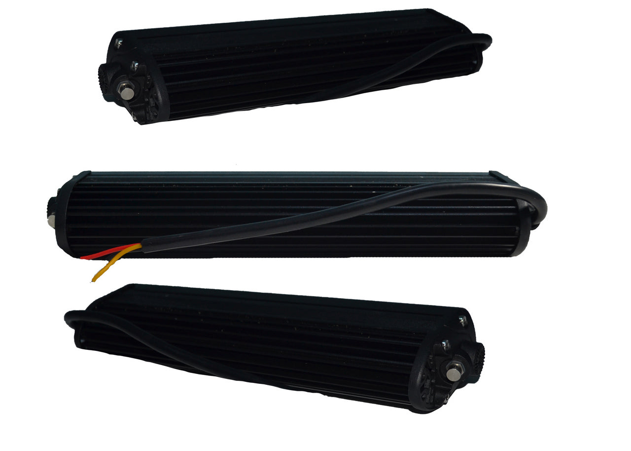 Mini rampe lumineuse LED – 30 W, 6 LED CREE, longueur 28 cm, homologuée ECE