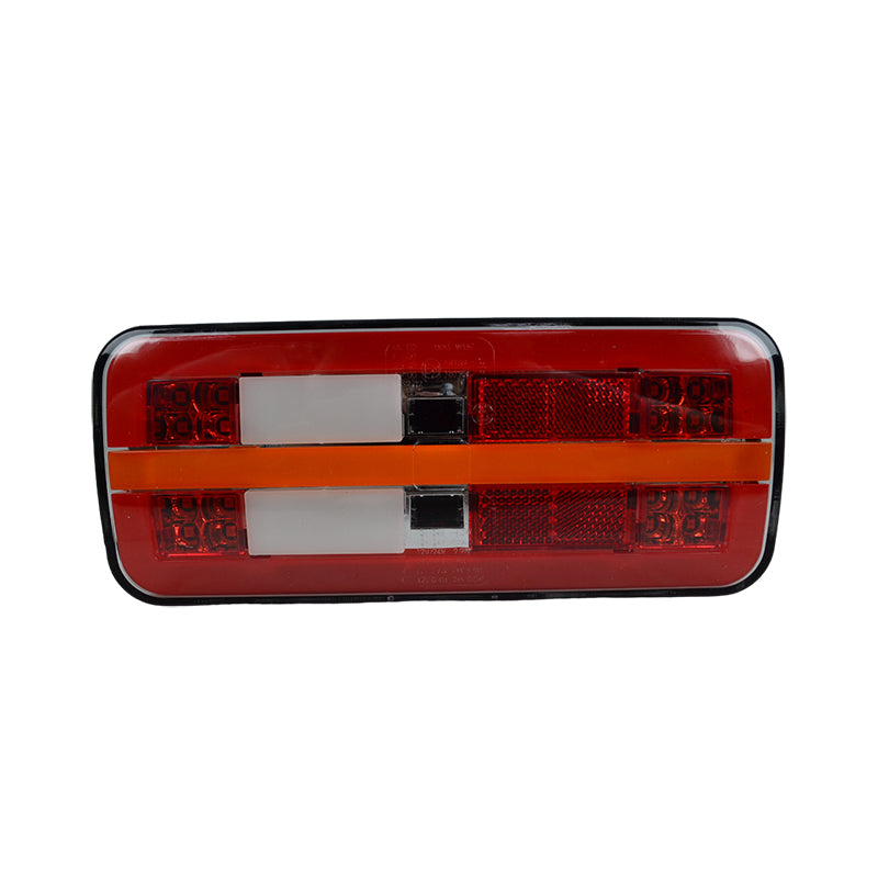 Kleine LED-Neon-Rückleuchte, 12/24V, 200×85×30 mm, 6 Funktionen, links/rechts montierbar