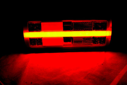 Petit feu arrière stop à LED néon, 12/24 V, 200×85×30 mm, 6 fonctions, montage gauche/droite
