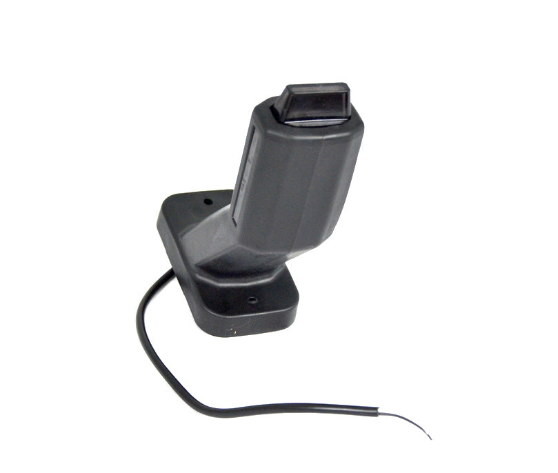 Dreifach-LED-Markierungsleuchte, rechter Horn-Typ, Rot/Weiß/Bernstein, 12/24V