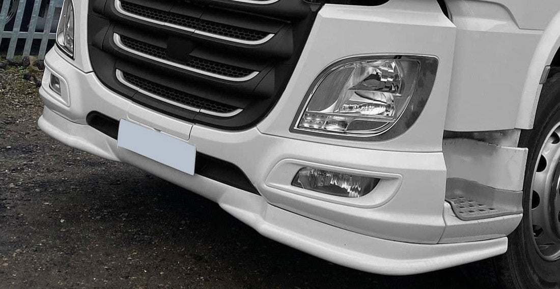 Front Bumper Lower Plastic Extension – suitable for DAF XF 106, ABS