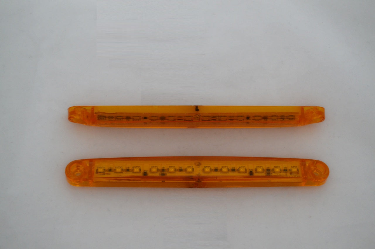 Feu de gabarit à LED jaune – 9 LED, 24 V, 100 x 15 x 10 mm