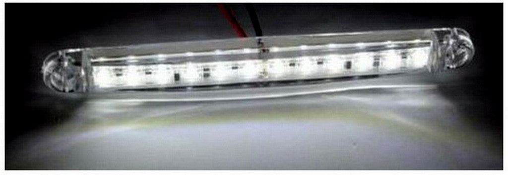 Weiße LED-Umrissleuchte – 12 LEDs, 12V, 170 x 20 x 10 mm