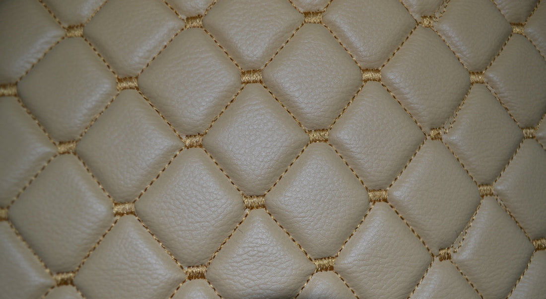 Σετ πατάκια πόρτας – τεχνητό δέρμα (eco leather), μπεζ, κατάλληλο για MAN TGX 2020+