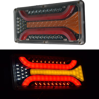 Jeu de feux arrière stop LED néon – 2 arcs, 33 cm