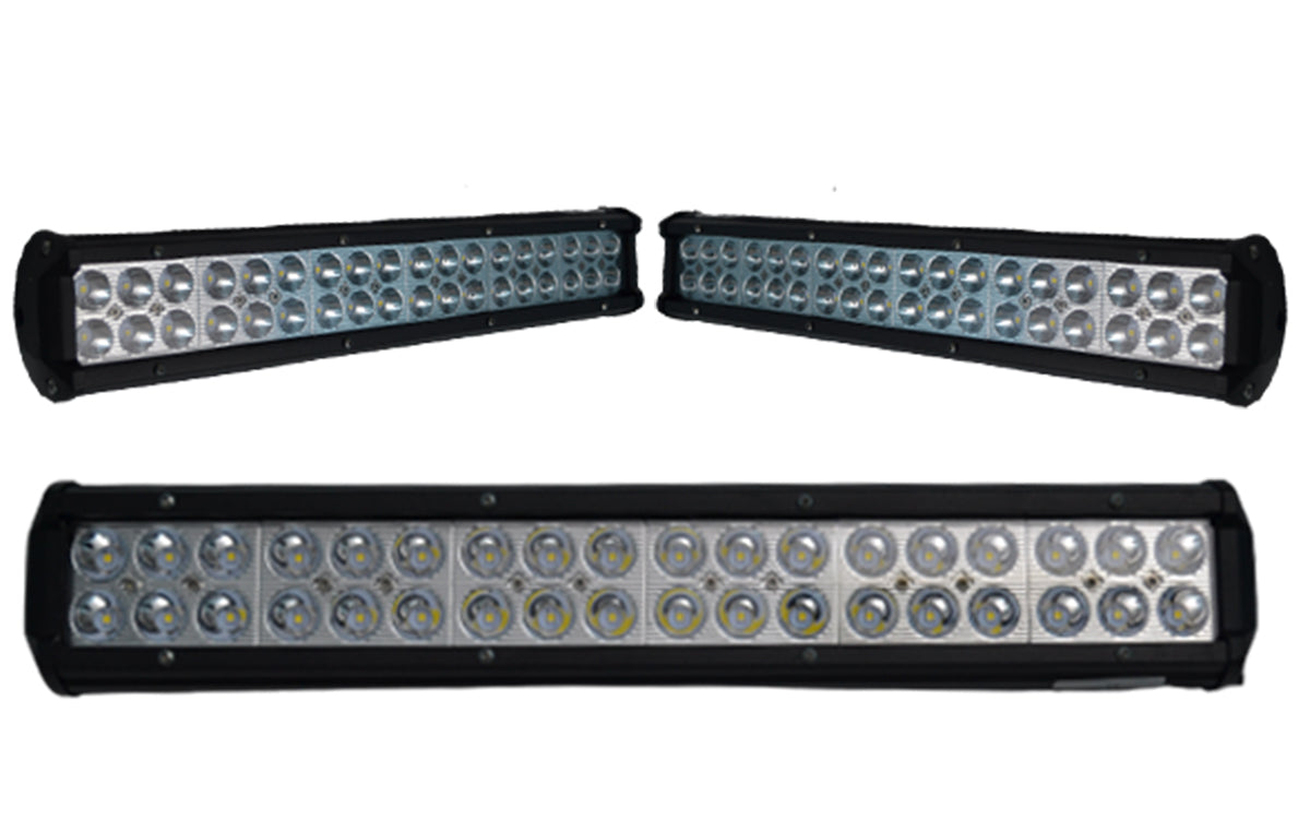 Rampe LED à double rangée, 108 W, longueur 44 cm, fixation inférieure