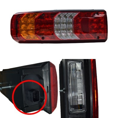 Feu stop arrière à LED – adapté pour Mercedes Actros MP4, gauche, connecteur HDSCS
