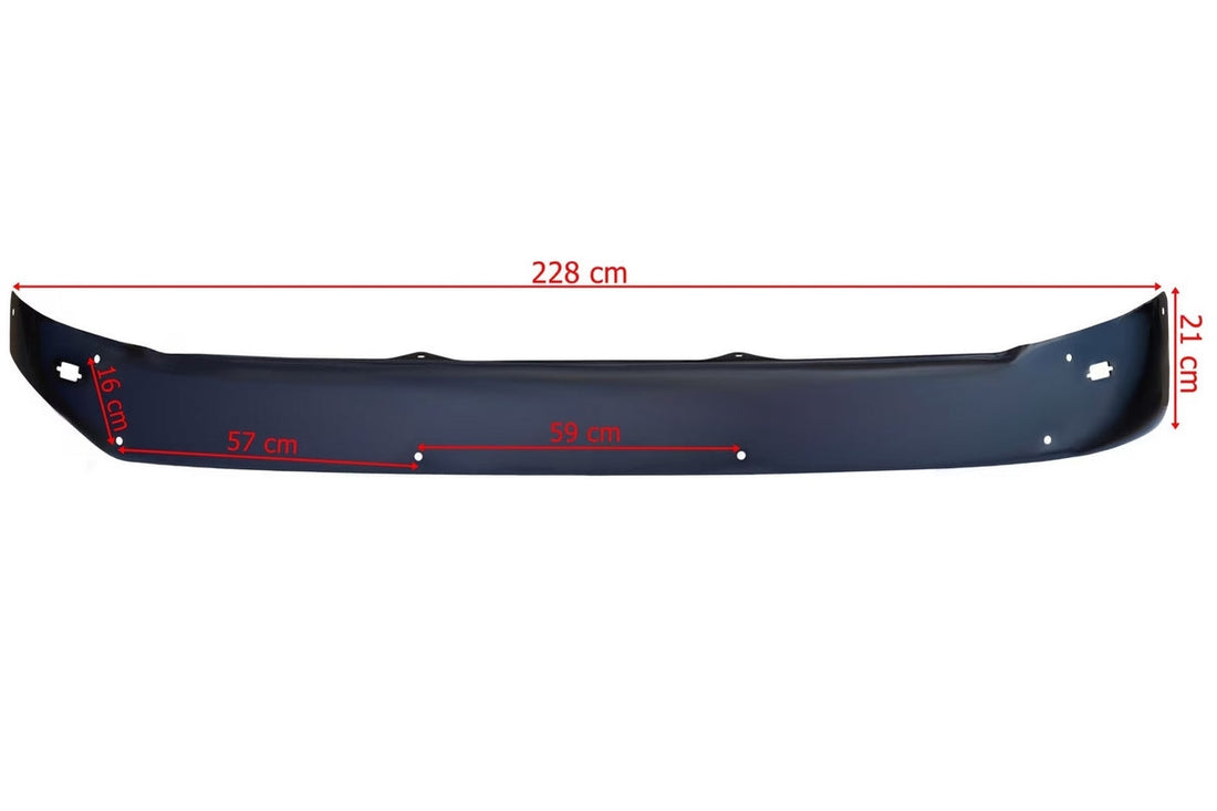 Pare-soleil adapté pour Mercedes MP4 – 240 x 20 cm, avec kit de montage