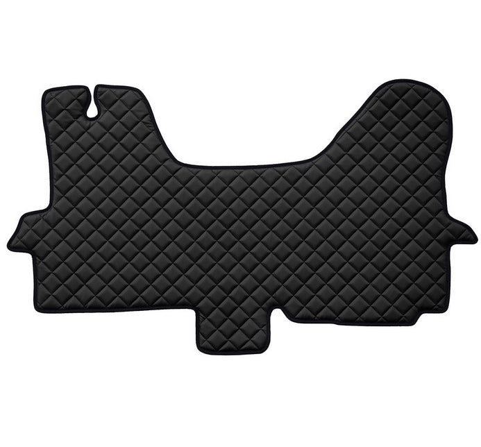 Tapis de sol noirs en cuir synthétique – adapté pour Iveco Daily IV 2006–2010