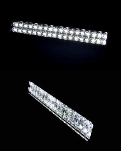 Rampe LED à double rangée, 108 W, longueur 44 cm, fixation inférieure