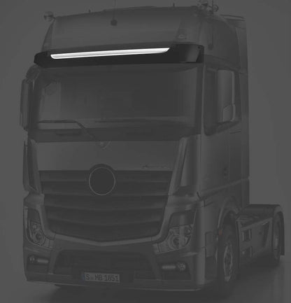 Προφίλ γείσου παρμπρίζ – κατάλληλο για Mercedes Actros MP4/MP5, ανοξείδωτο ατσάλι χρωμίου-νικελίου