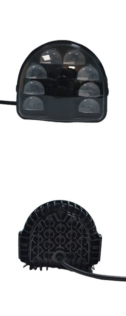 Lampe d’avertissement rouge à LED pour chariot élévateur – 8 diodes, 13 × 6 × 12 cm