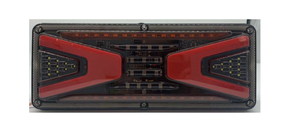 Feux stop latéraux LED néon Side V, 33 cm, 24 V, lot de 2