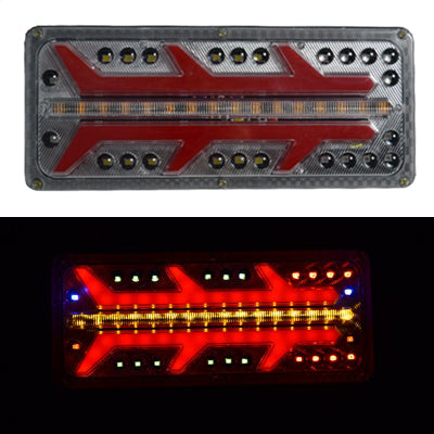 Jeu de feux arrière stop et position à LED type néon – 24 V, 330×140×20 mm