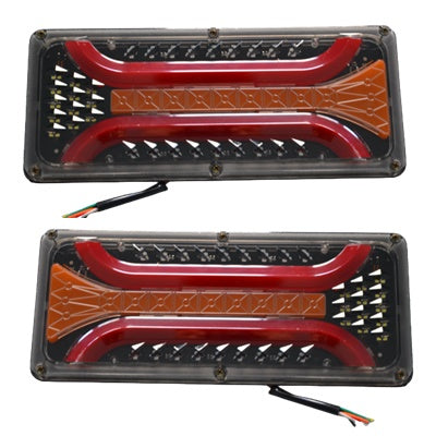 Jeu de feux arrière stop LED néon – 2 arcs, 33 cm