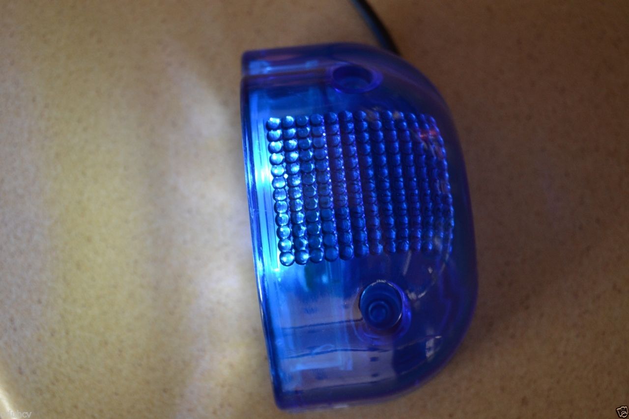 LED осветление за заден регистрационен номер, синьо, 24V, голямо, комплект 2 бр.