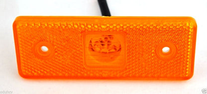 Feu de gabarit LED jaune, 12/24 V, 4 LED, 110×42×6 mm