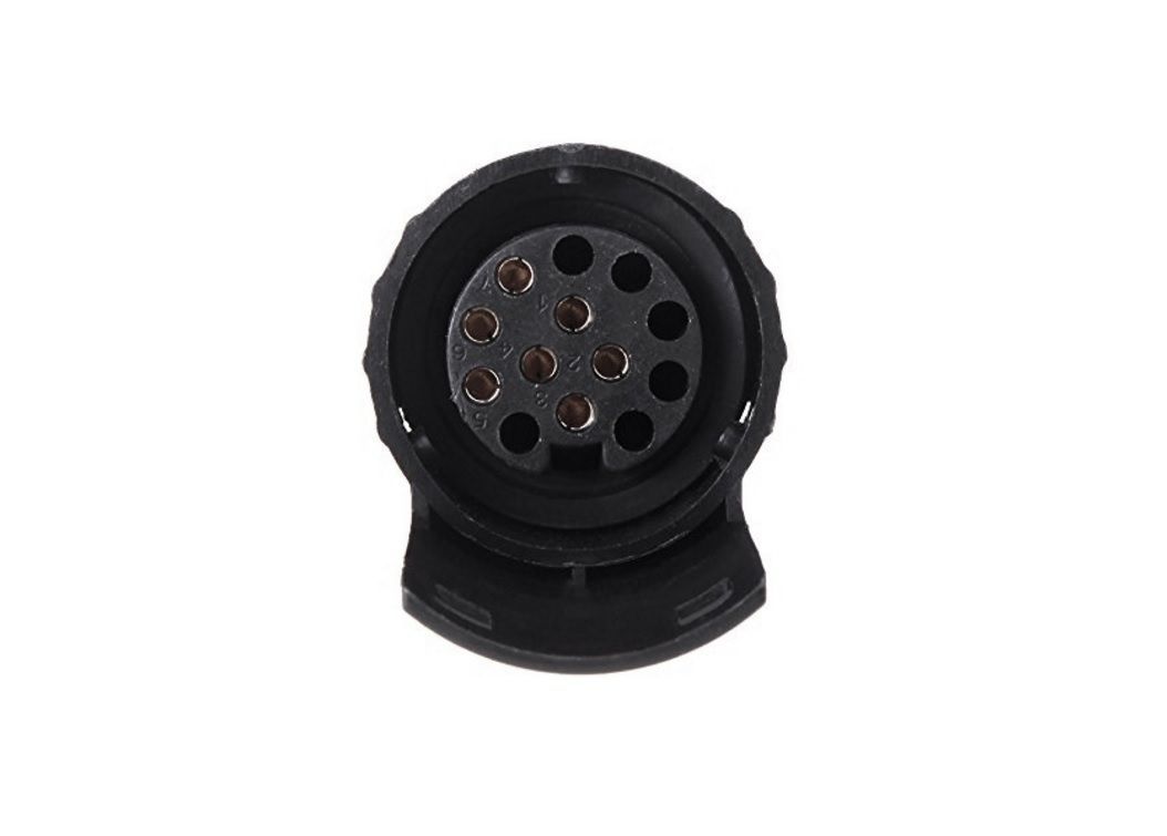 Adaptateur mini prise remorque 13 broches vers 7 broches 12 V convertisseur électrique d’attelage